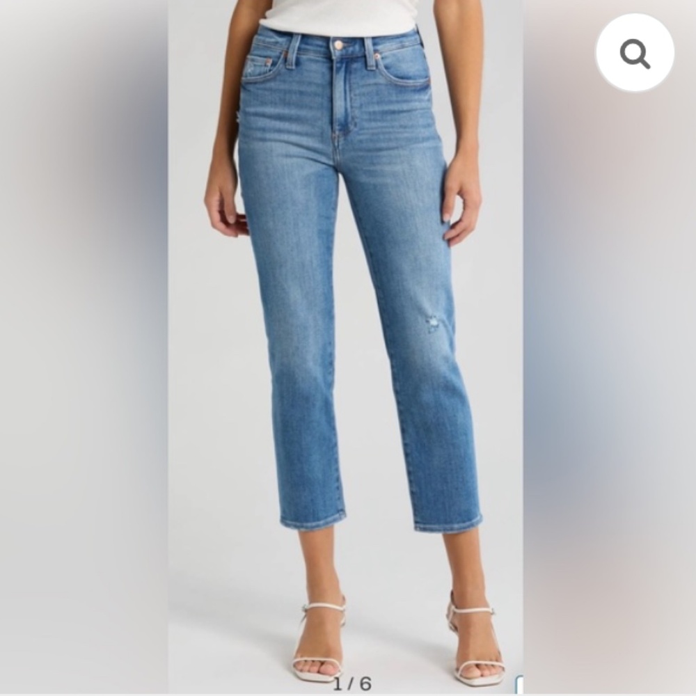 Pistola Monroe High Waist Crop Cigarette Jeans